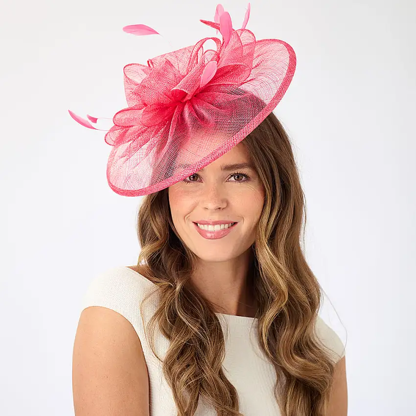 Chapeau Bibi Disque Ginny corail FAILSWORTH