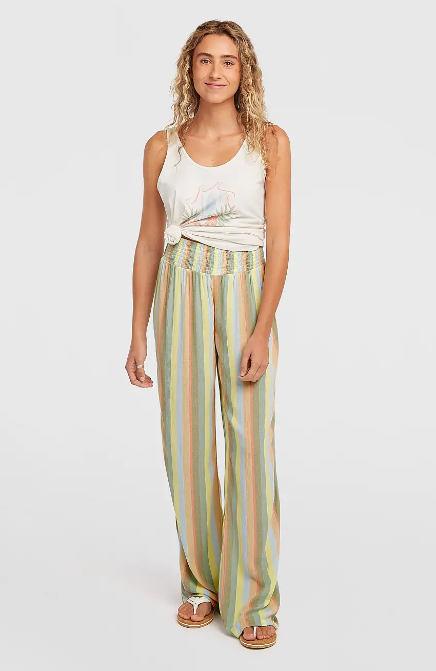Pantalon Johnny Smocked Waist | Multi Must Haves Stripe