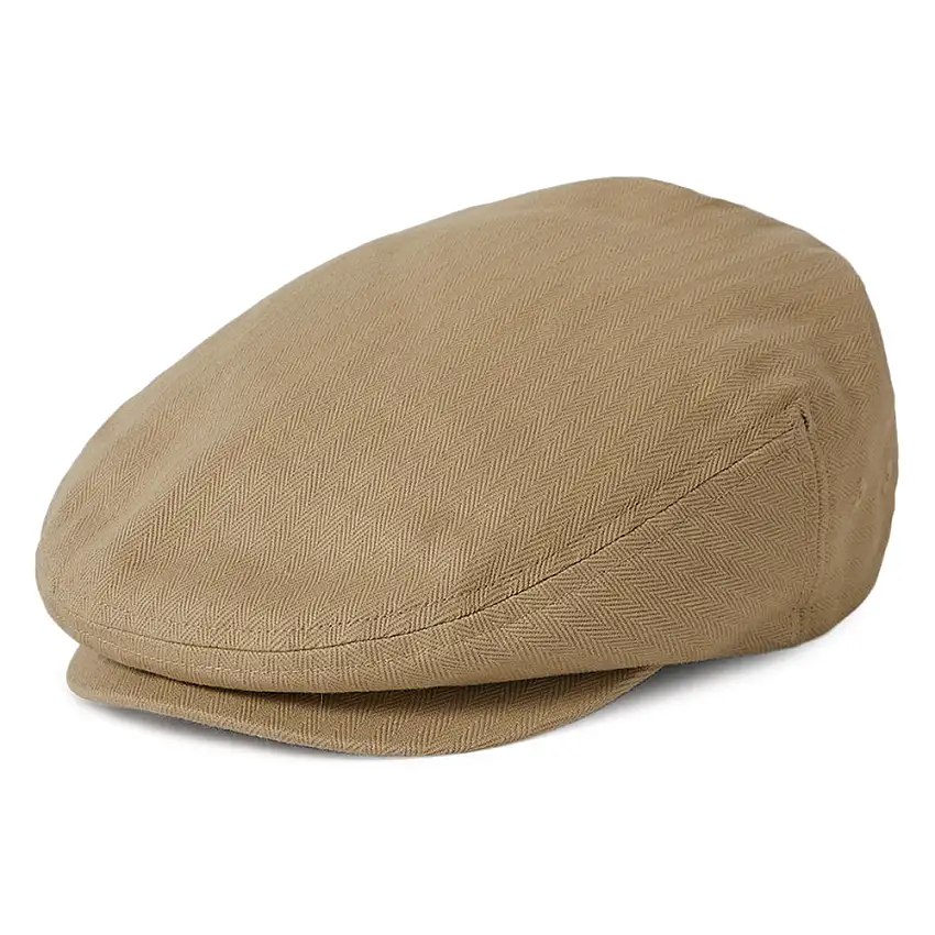 Casquette Plate Légère à Chevrons Hooligan khaki-sable BRIXTON