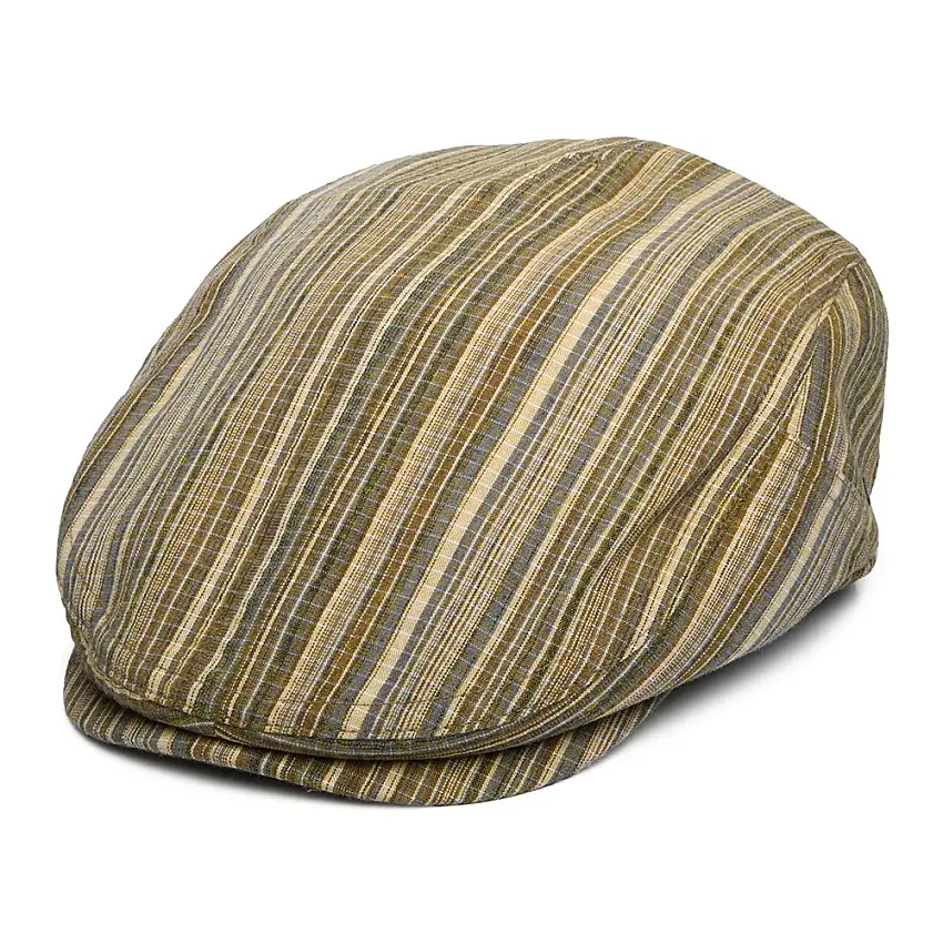 Casquette Plate à Rayures Newry beige sable-multi BAILEY