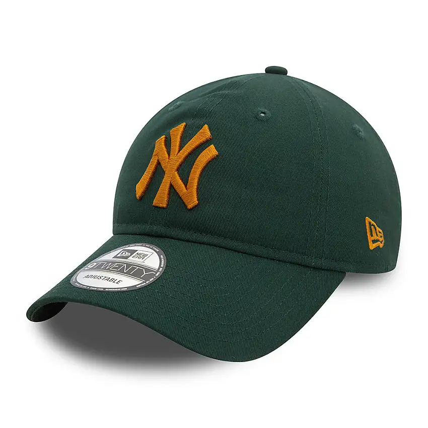 Casquette 9TWENTY MLB League Essential New York Yankees vert foncé-ambre NEW ERA