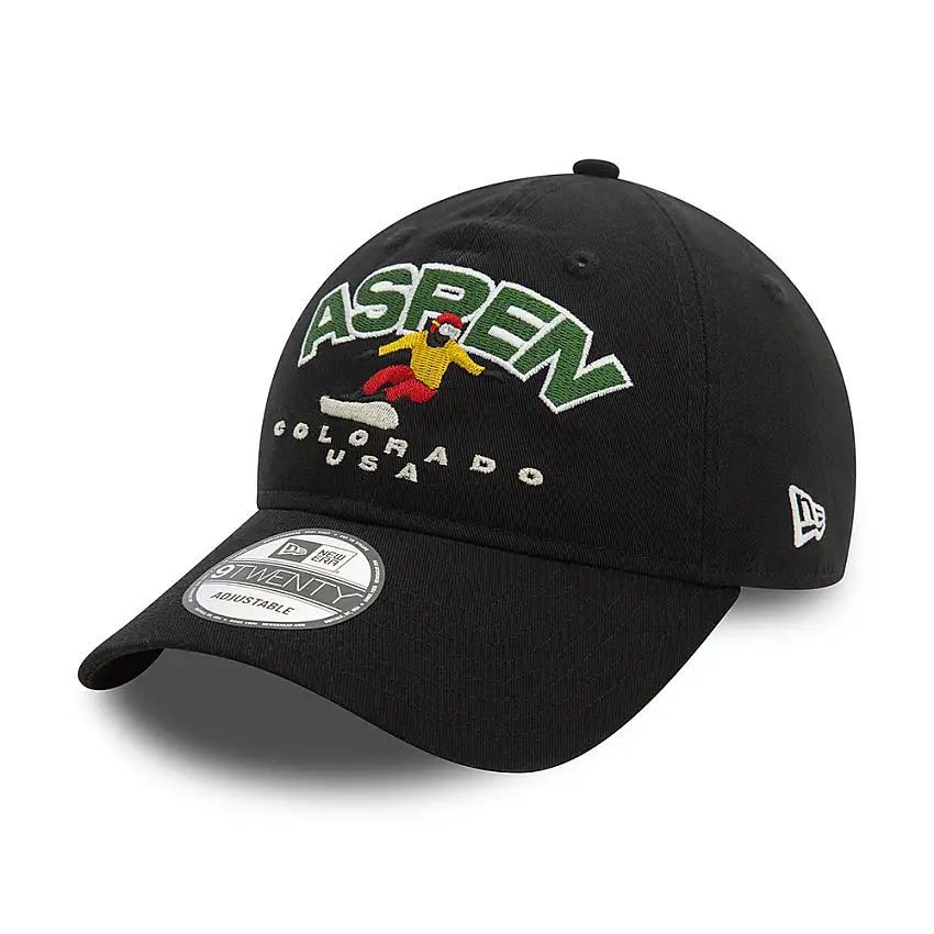 Casquette 9TWENTY Washed Ski Aspen noir NEW ERA