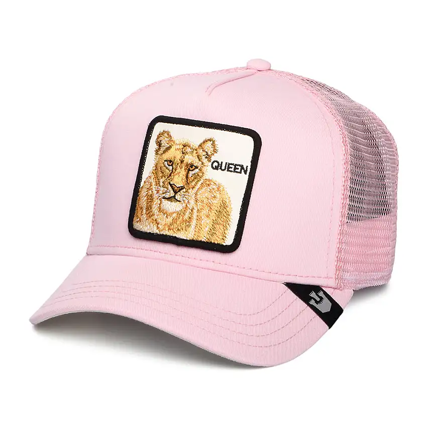 Casquette Trucker Queen Lioness rose GOORIN