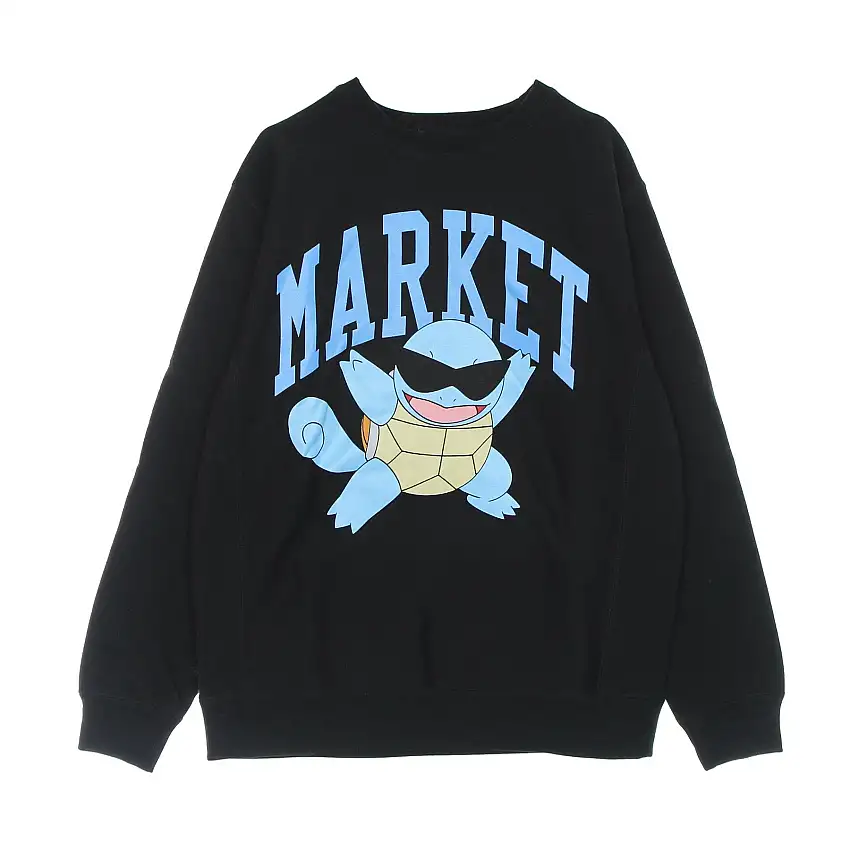 Squiron de montée pour hommes arc chillin sweat-shirt x pokemon noir