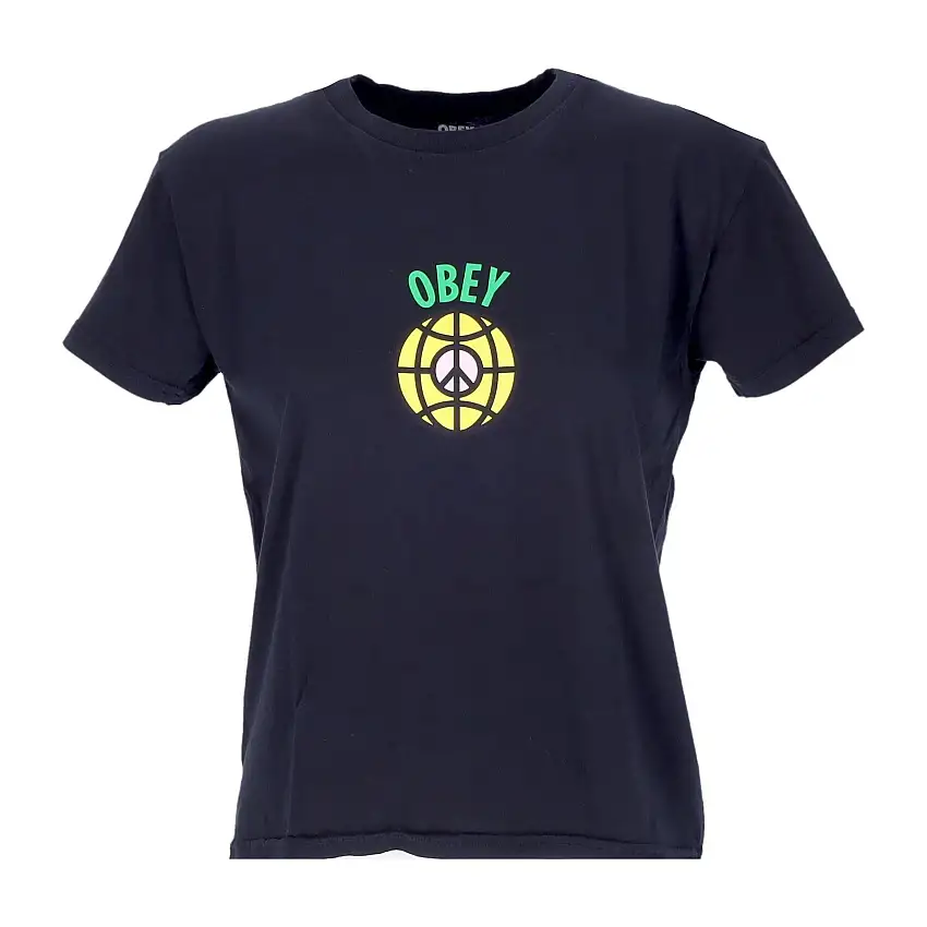 T-shirt vintage organique des femmes Offiter Off Black T -Shirt