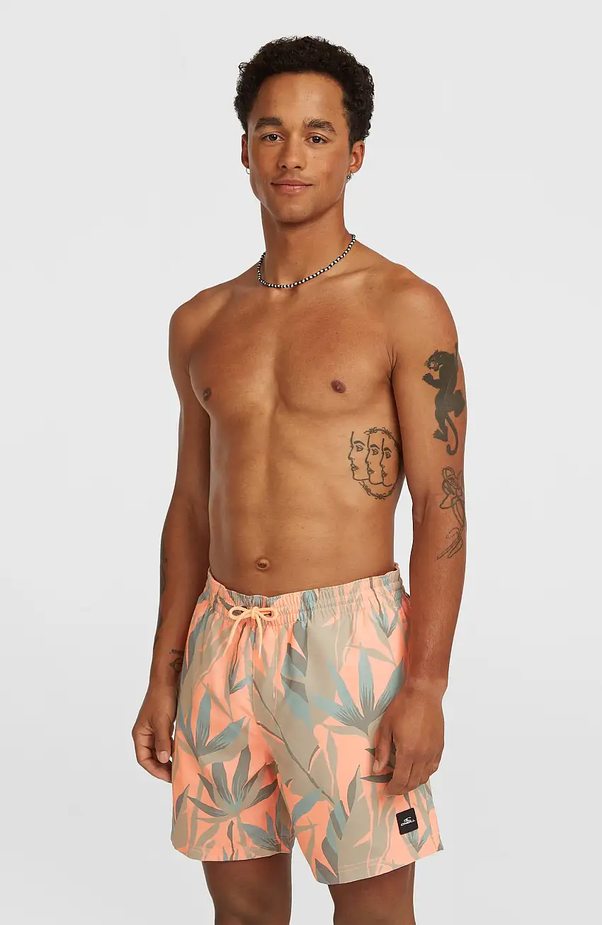 Short de bain O'Neill Print 16 | Orange Tropicana Big