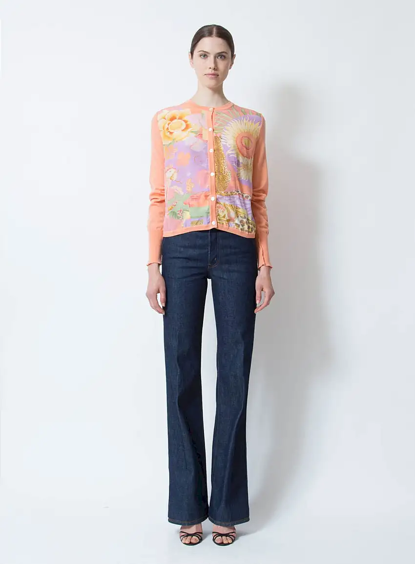 Ferragamo Cardigan Floral | Authentique & Vintage