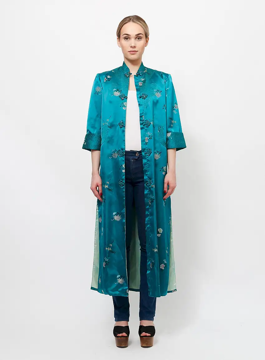 Robe chinoiserie authentique des années 70 | Authentique & Vintage