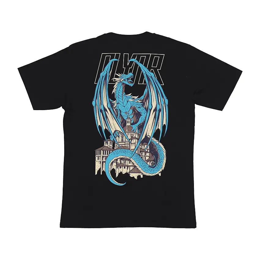 T-shirt Blue Dragon Tee Black Men's