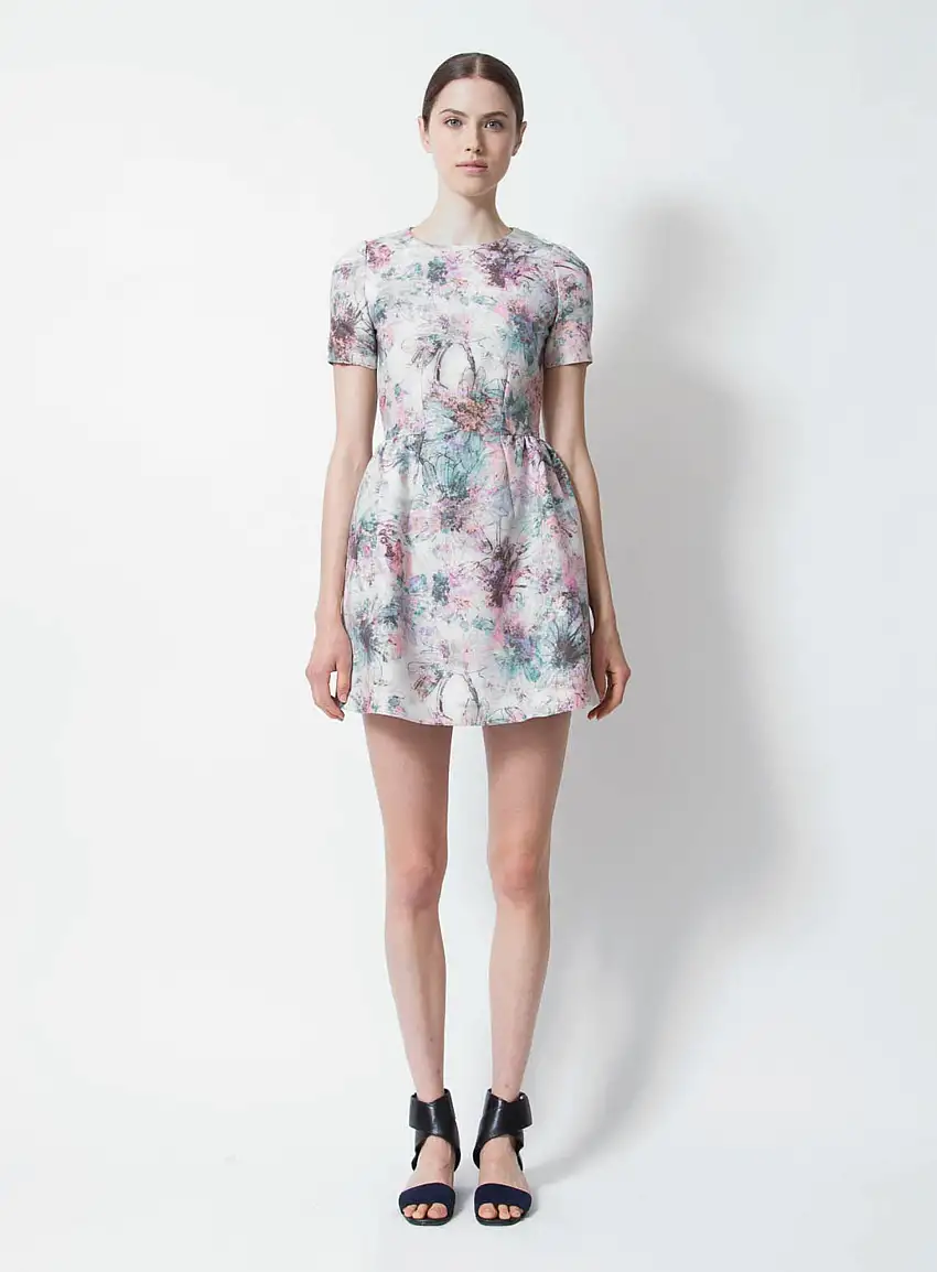 Robe Imprimé Floral Marguerite | Authentique & Vintage