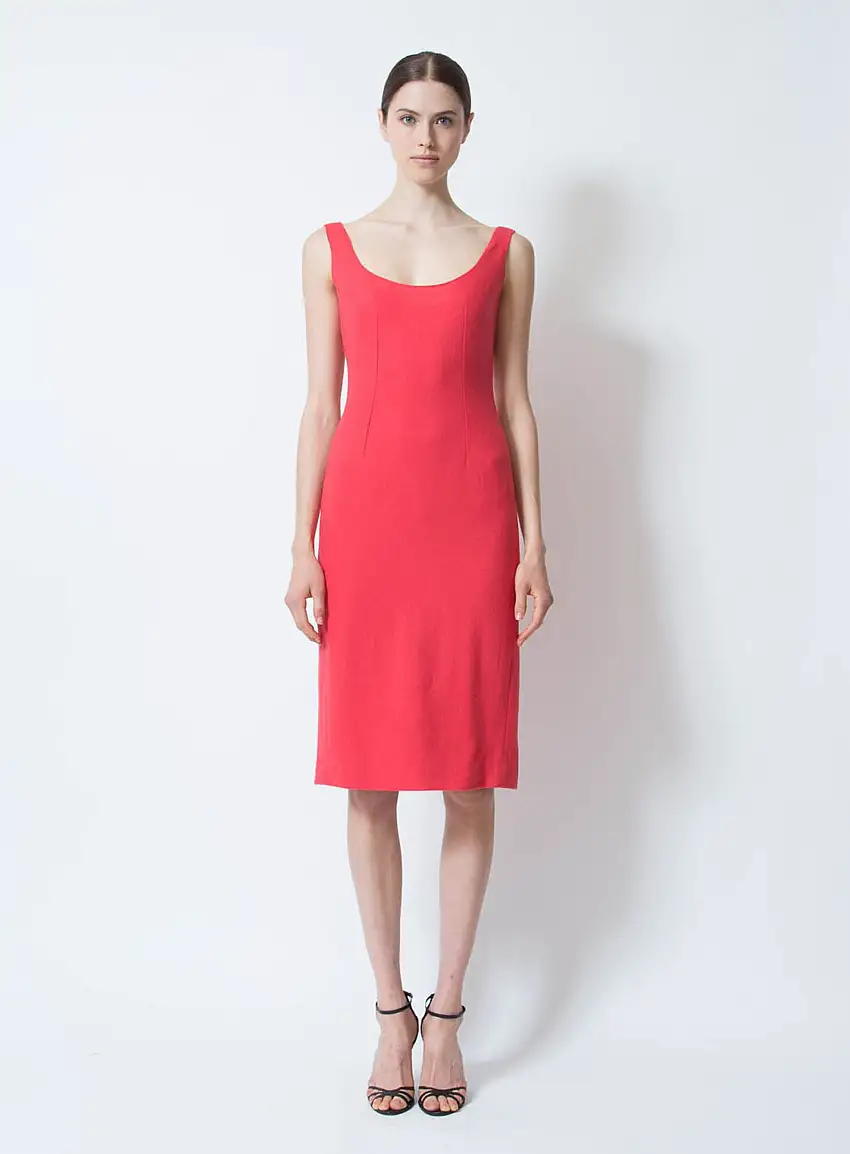 Robe en Laine Corail | Authentique & Vintage