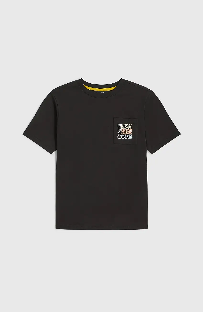 T-shirt Chest Pocket | Black Out