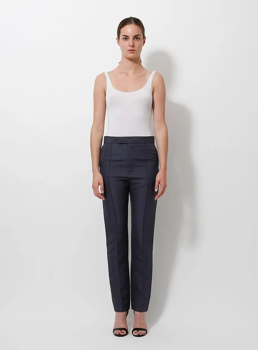 Pantalon effilé gris | Authentique & Vintage