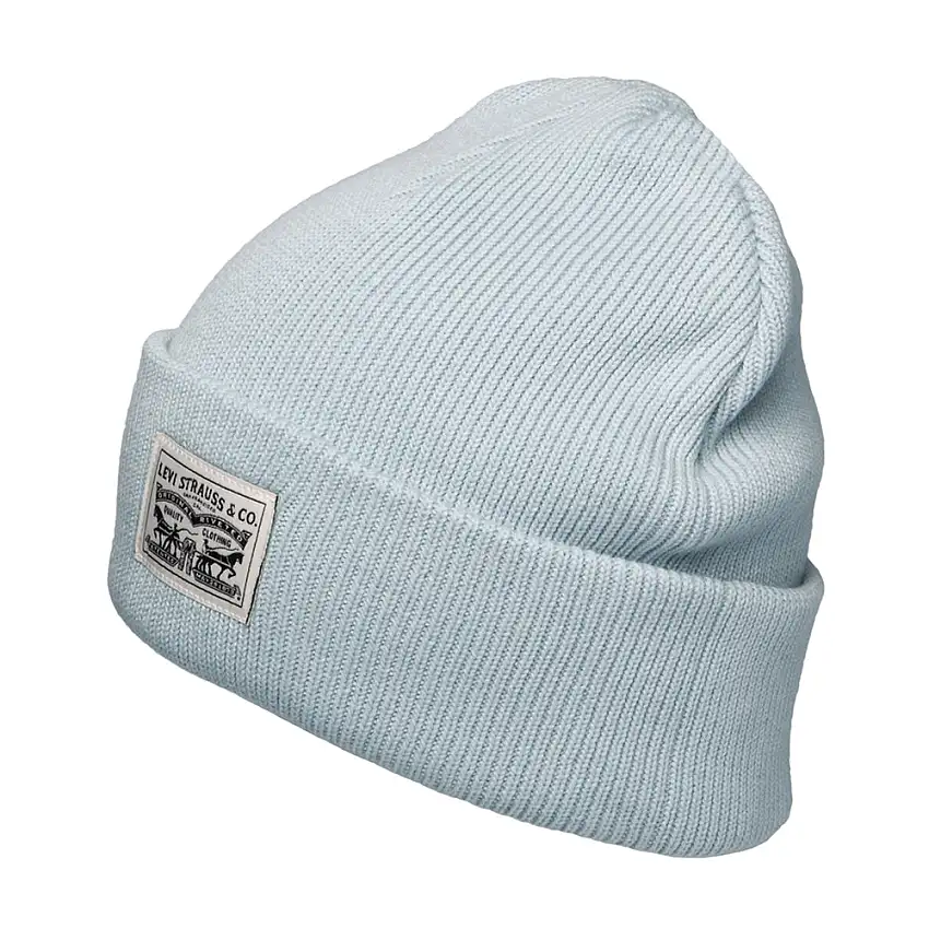 Bonnet Femme en Coton Backpatch bleu clair LEVI'S