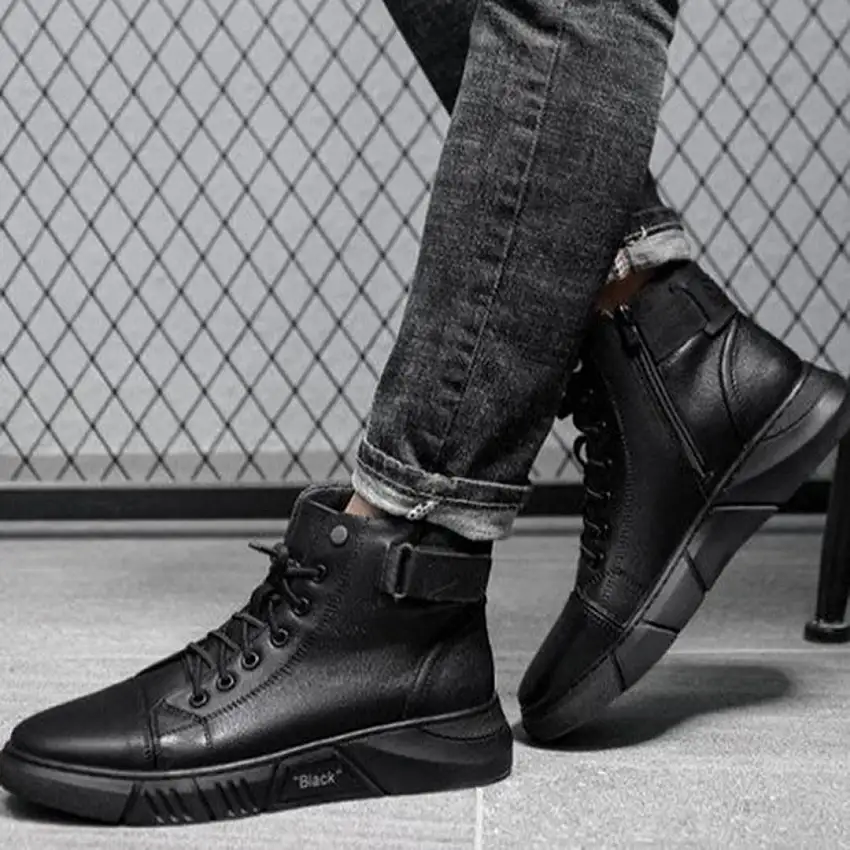 ADLEMO - Bottes noires élégantes et douillettes pour un confort optimal
