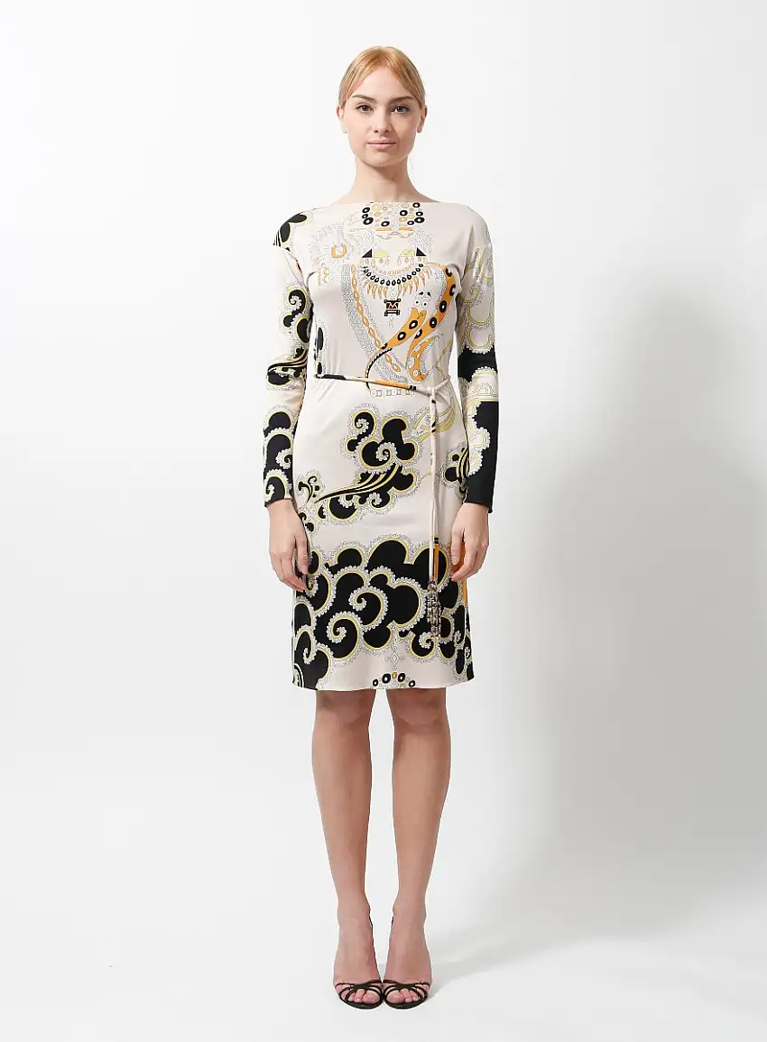 Robe tunique imprimée | Authentique & Vintage
