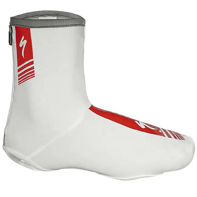 Couvre-chaussures Specialized Elastic Zip 14 - Blanc Rouge