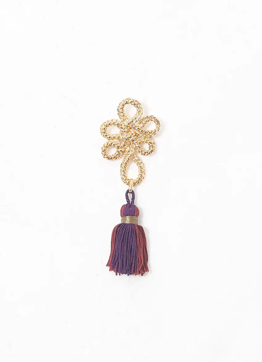 Broche Vintage à pompons | Authentique & Vintage