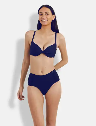 Olympia Solid Btm - Bas de maillot taille haute