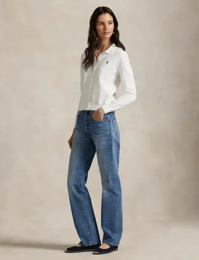 Polo-Collar Buttoned Cardigan - Gilets