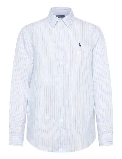 Classic Fit Striped Linen Shirt - Chemises de lin