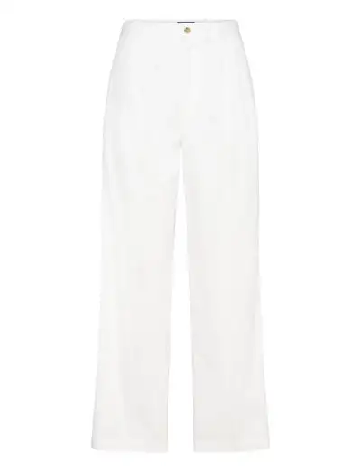 Relaxed Fit Pleated Chino Pant - Pantalons larges