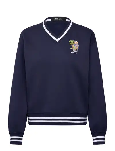 Polo Bear V-Neck Pullover - Sweats