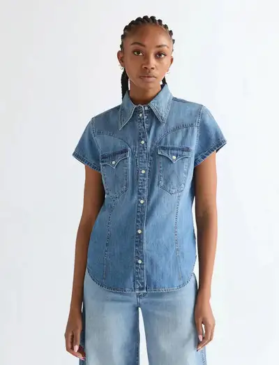 SS STYLIZED WESTERN - Chemises en jeans