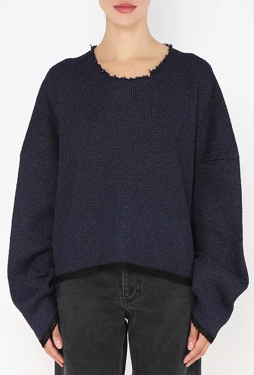2013 Pull en Maille Bouclée Soie - Céline