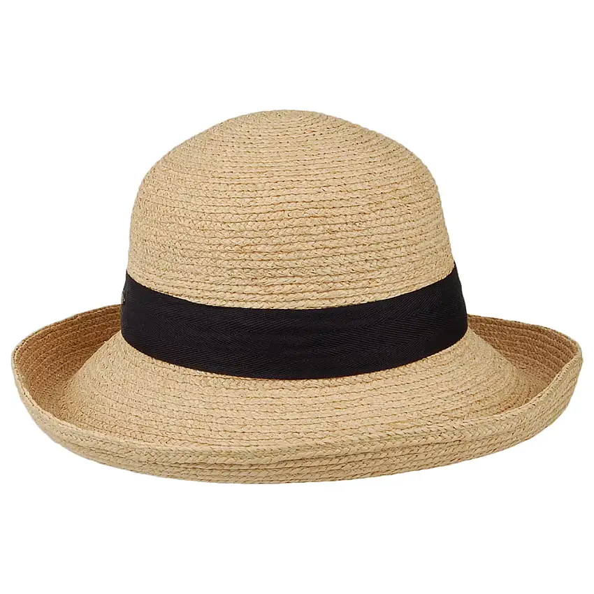 Chapeau Été en Raphia Tressage Fin Ravello naturel SCALA
