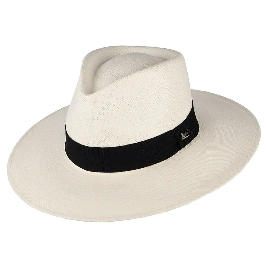 Chapeau Fedora Panama Aintree décoloré WHITELEY