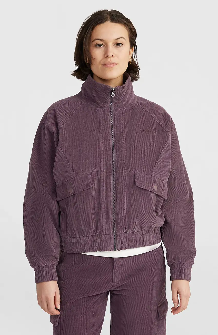 Veste Surf Heroes en velours côtelé | Mauve Miracle