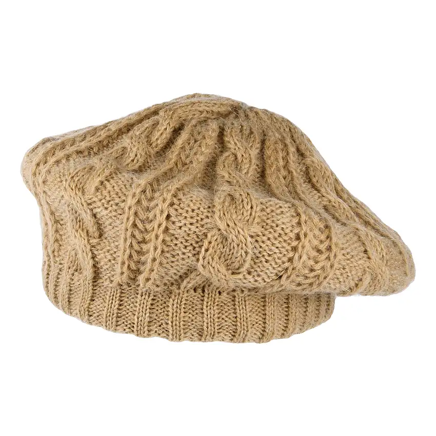 Béret à Torsades camel WHITELEY