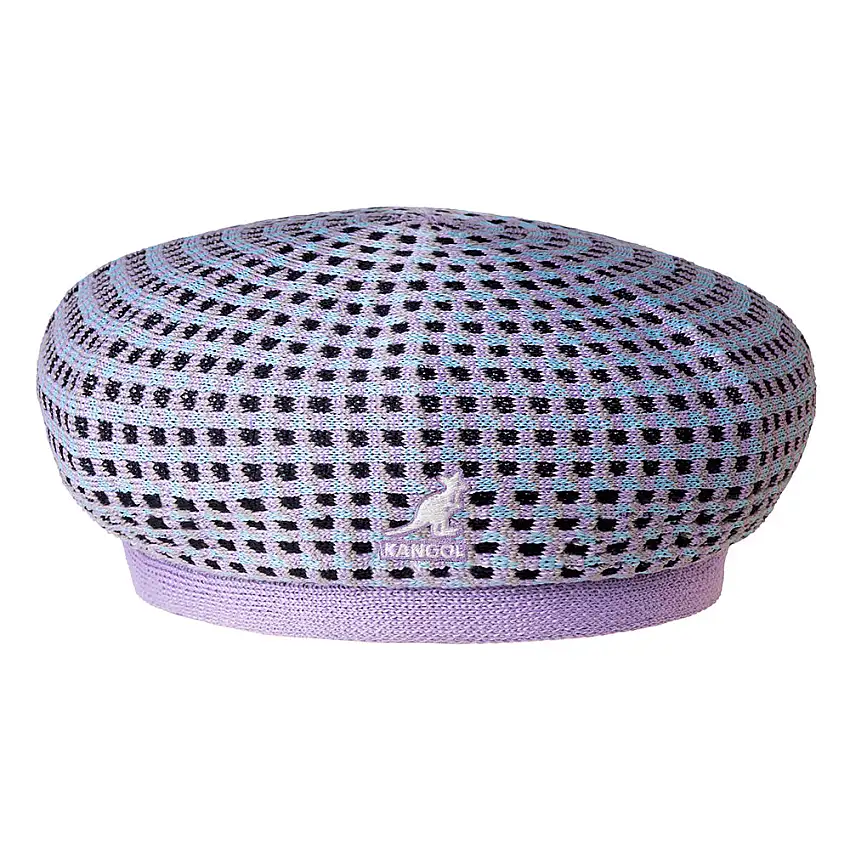 Béret en Tropic Geo Board lavande KANGOL