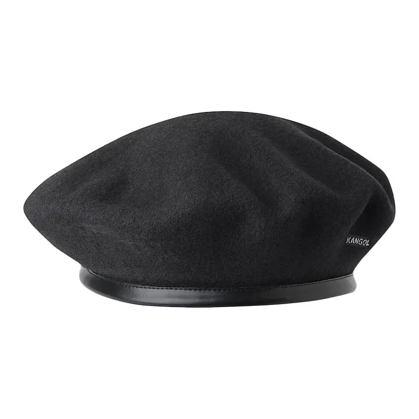 Béret Militaire en Laine Monty noir KANGOL