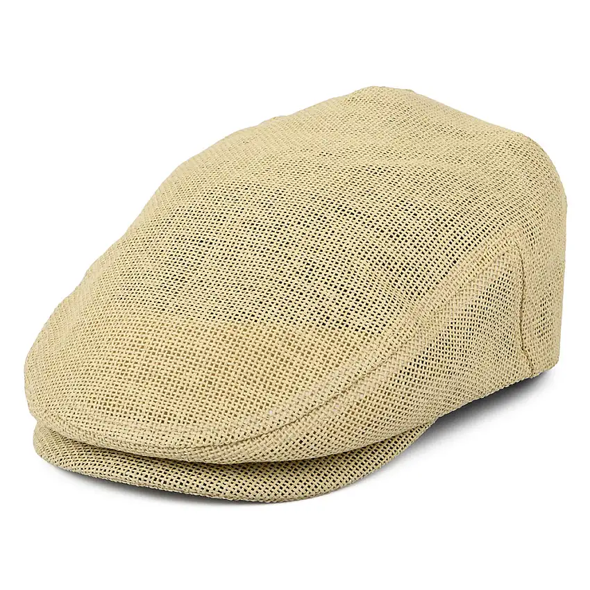 Casquette Plate Légère en Paille Toyo Hooligan naturel BRIXTON