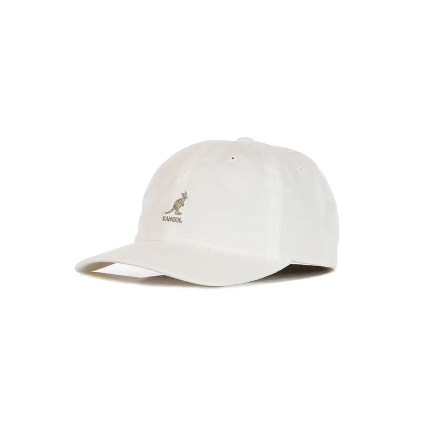 Visor du chapitre blanche du baseball lavé Captino Curva