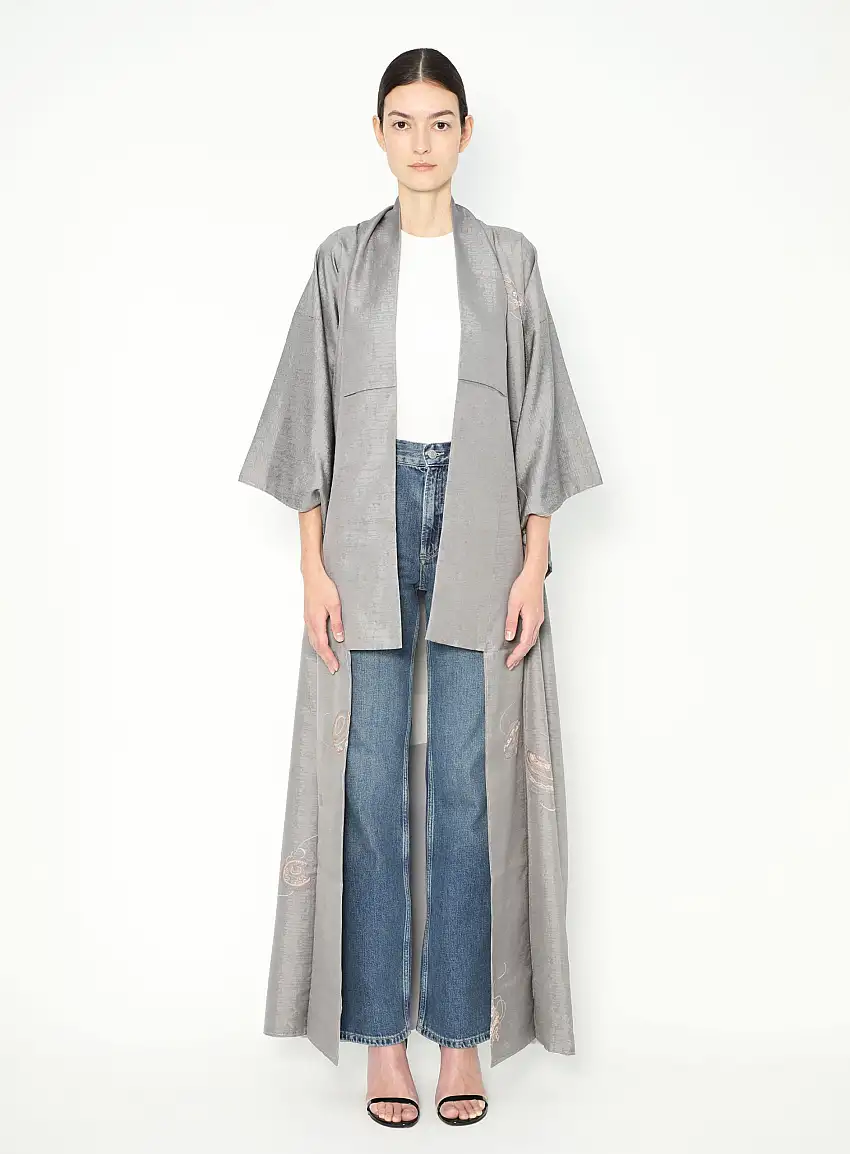 Kimono en Soie Brodée Authentique | Authentique & Vintage