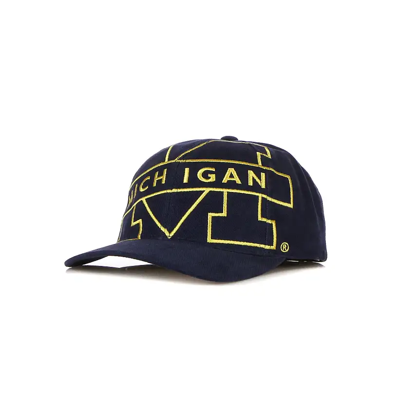 Visor plat Hat Man NCAA Big Logo Deadstock Snapback Micwol Navy