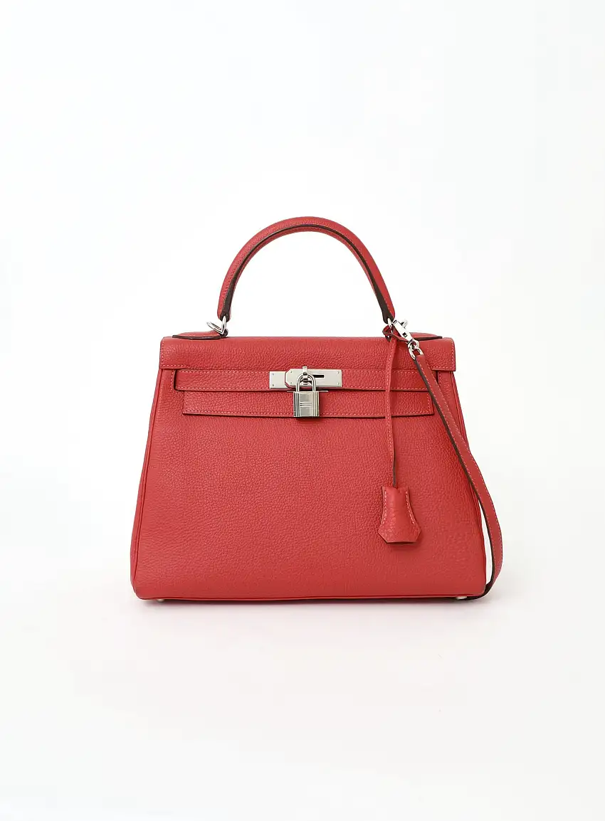 Kelly Retourné 28 Togo Rose Jaipur | Authentic & Vintage