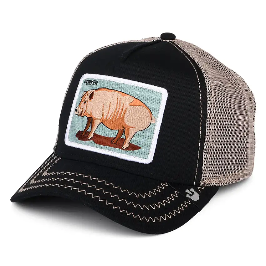 Casquette Trucker Bacon Bacon noir GOORIN