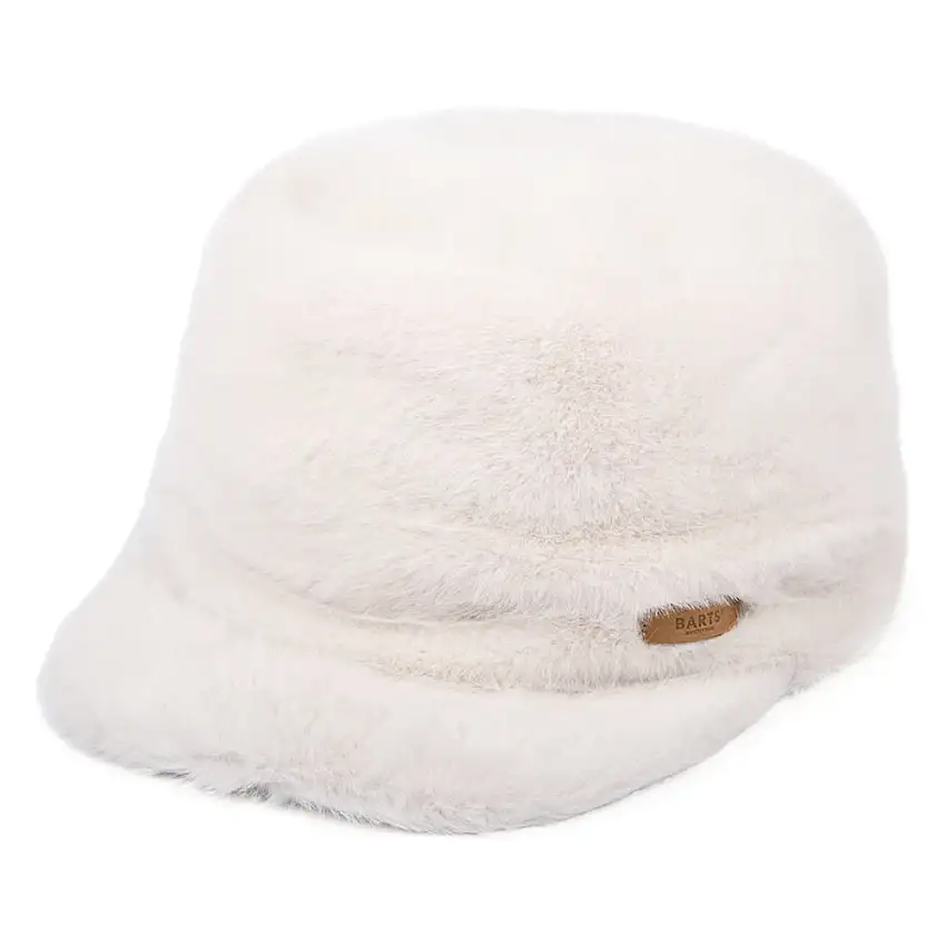 Casquette Militaire en Fausse Fourrure Dulxe crème BARTS