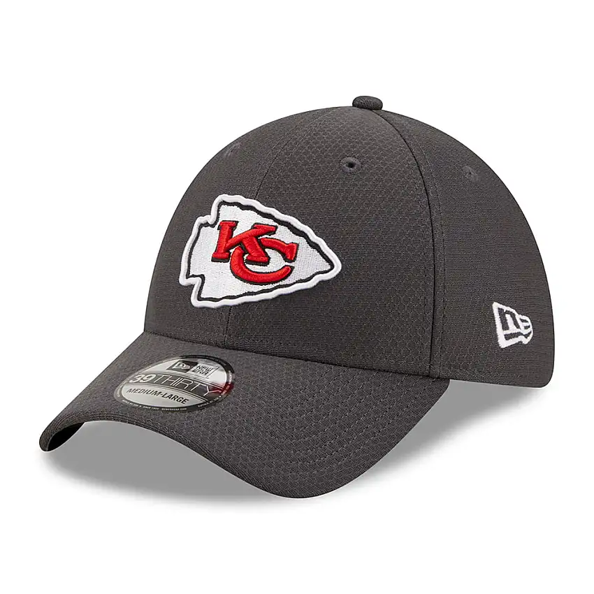Casquette 39THIRTY NFL Hex Tech Kansas City Chiefs graphite NEW ERA