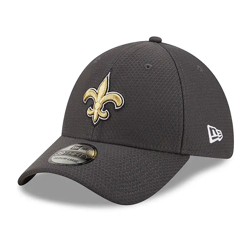 Casquette 39THIRTY NFL Hex Tech New Orleans Saints graphite NEW ERA