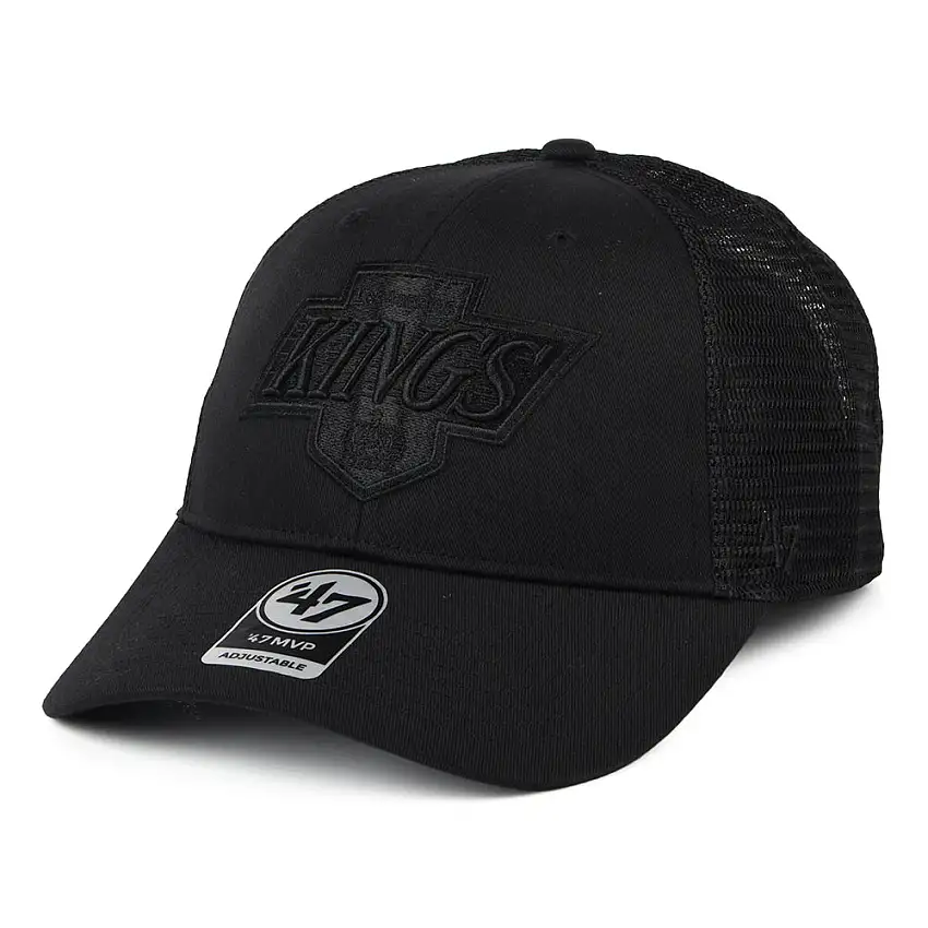 Casquette Trucker NHL Vintage Branson MVP L.A. Kings noir sur noir 47 BRAND