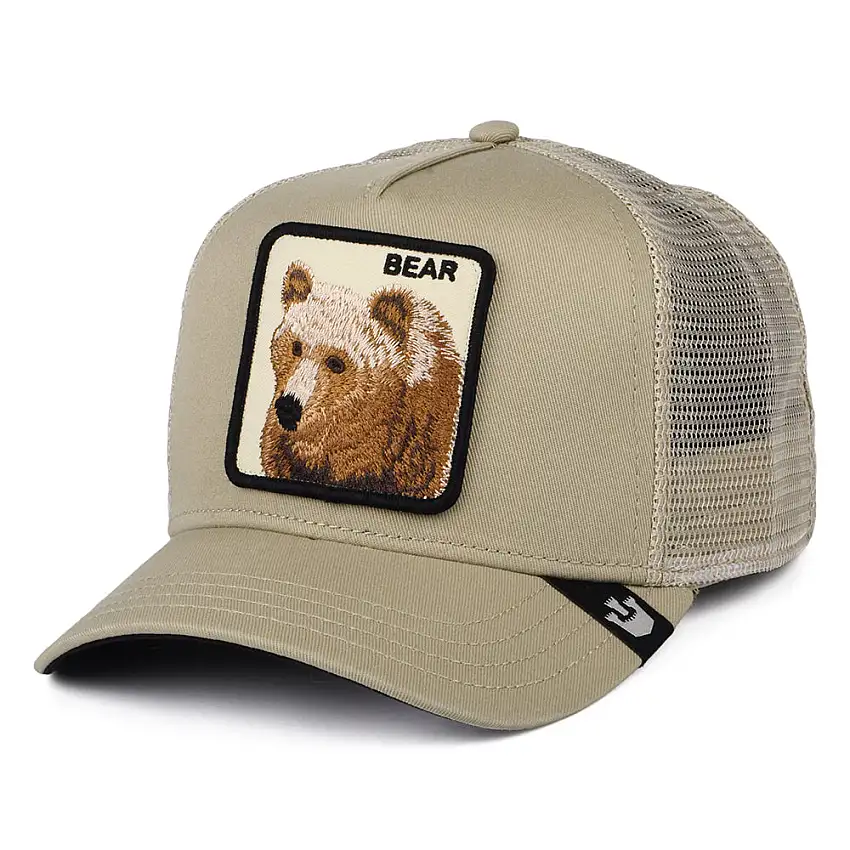 Casquette Trucker The Bear khaki GOORIN