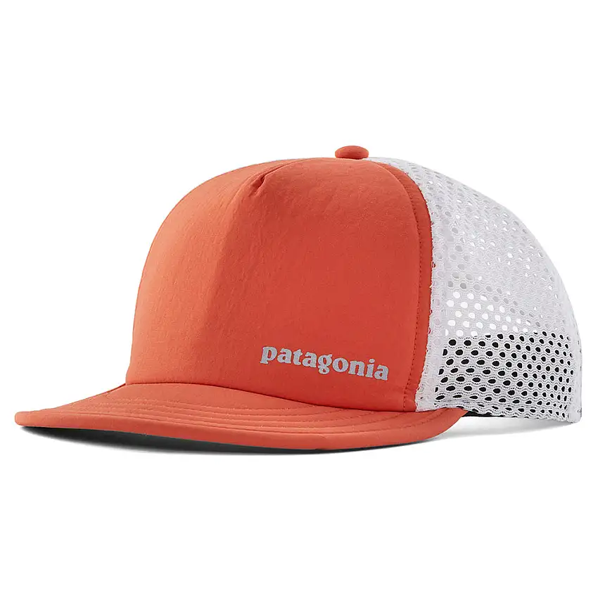 Casquette Trucker Recyclée Duckbill Shorty rouge piment-blanc PATAGONIA