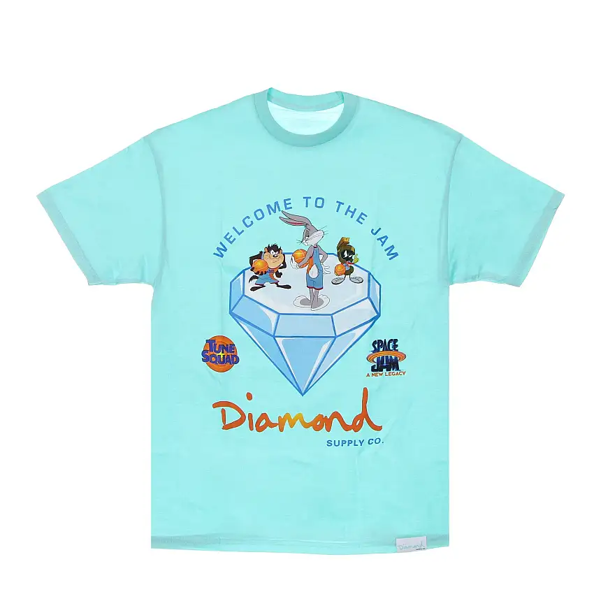 Bienvenue dans la confiture Tee x Space Jam 2 Diamond Blue T -shirt