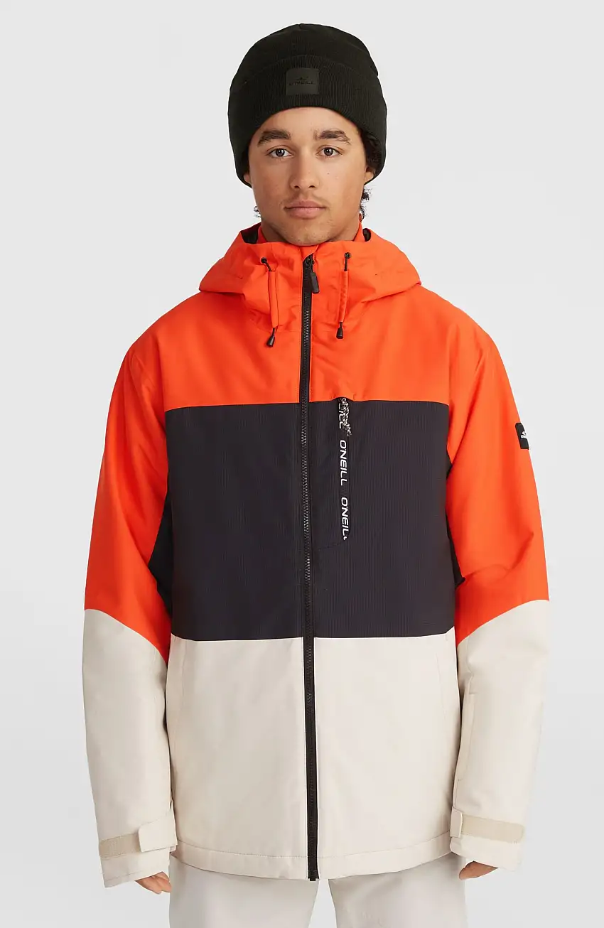 Veste de ski Carbonite | Paprika Flame Colour Block