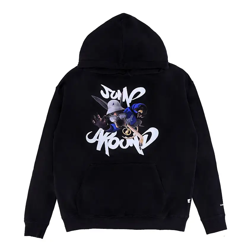 Sweat-shirt à capuche masculin Saut autour du sweat à capuche x Atipici Noir